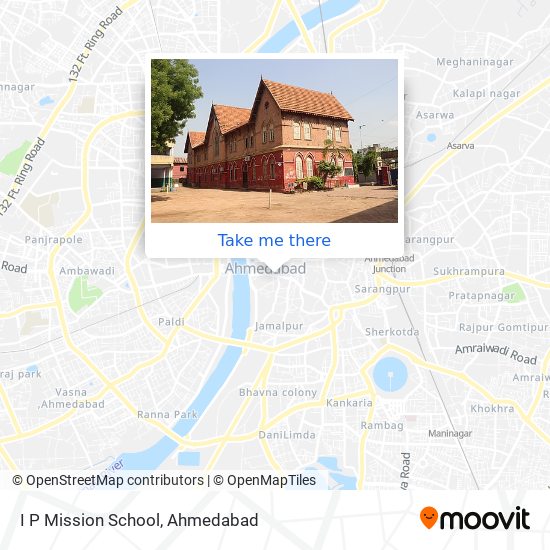 I P Mission School map