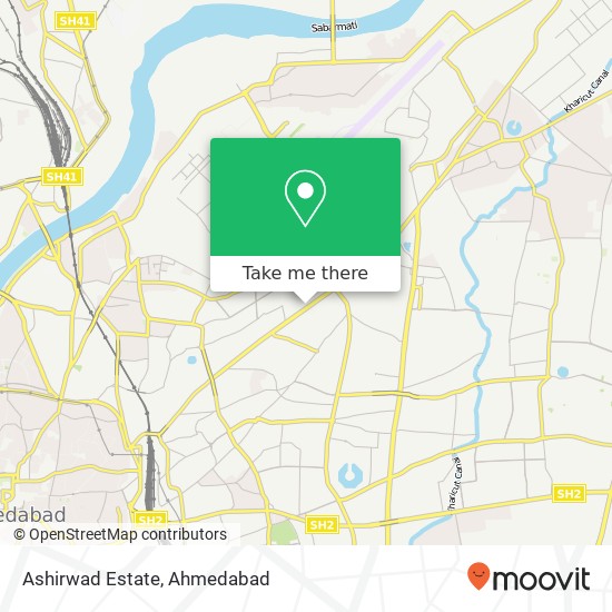 Ashirwad Estate map