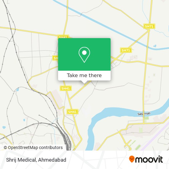 Shrij Medical map