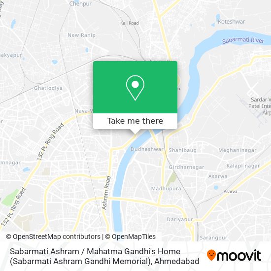 Sabarmati Ashram / Mahatma Gandhi's Home (Sabarmati Ashram Gandhi Memorial) map