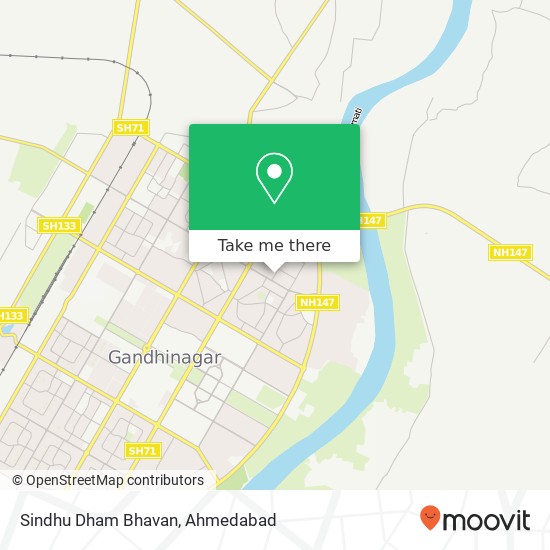 Sindhu Dham Bhavan map