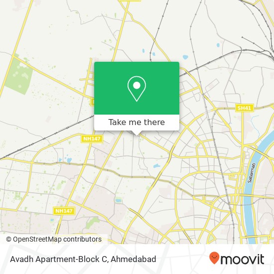 Avadh Apartment-Block C map
