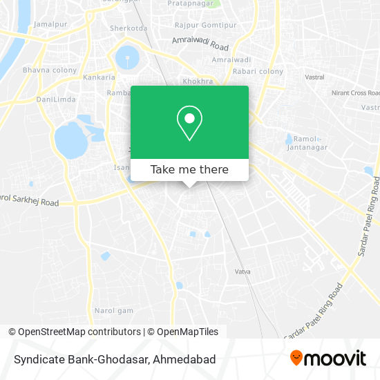 Syndicate Bank-Ghodasar map