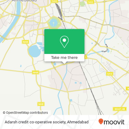 Adarsh credit co-operative society map