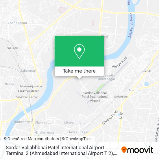 Sardar Vallabhbhai Patel International Airport Terminal 2 (Ahmedabad International Airport T 2) map