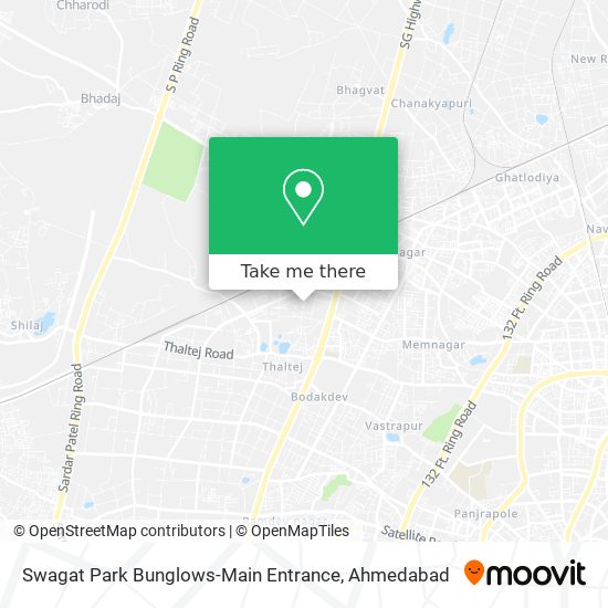 Swagat Park Bunglows-Main Entrance map