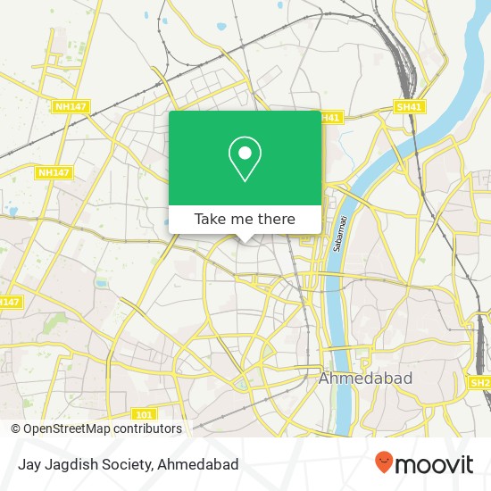 Jay Jagdish Society map