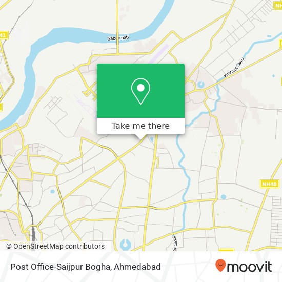 Post Office-Saijpur Bogha map