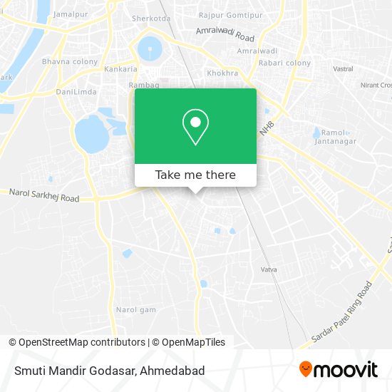 Smuti Mandir Godasar map