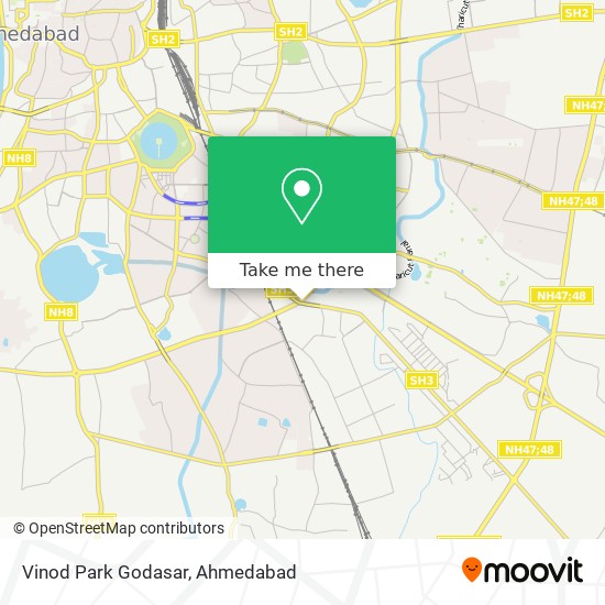 Vinod Park Godasar map