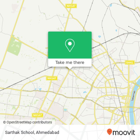 Sarthak School map