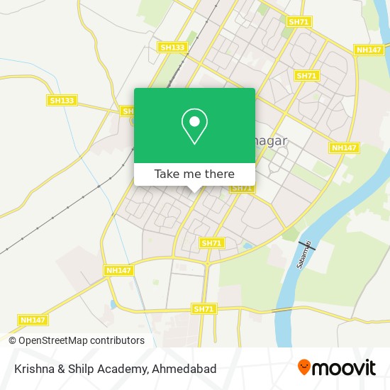 Krishna & Shilp Academy map