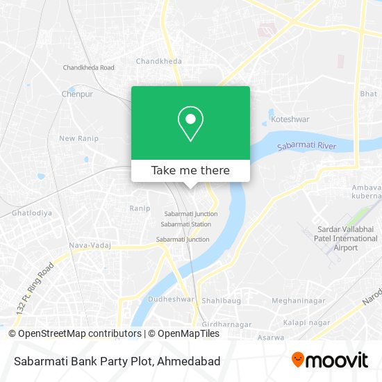 Sabarmati Bank Party Plot map