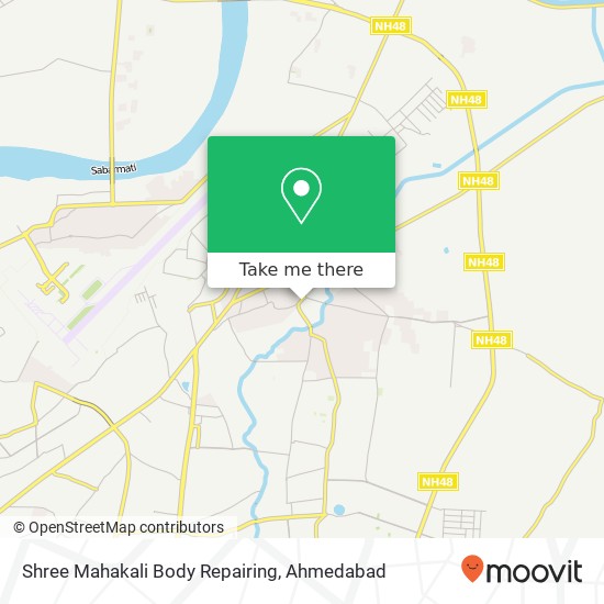 Shree Mahakali Body Repairing map