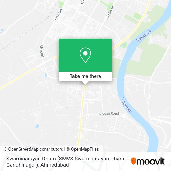 Swaminarayan Dham (SMVS Swaminarayan Dham Gandhinagar) map