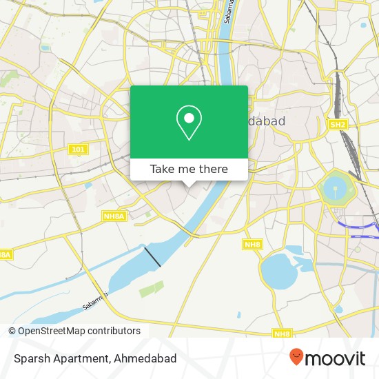 Sparsh Apartment map