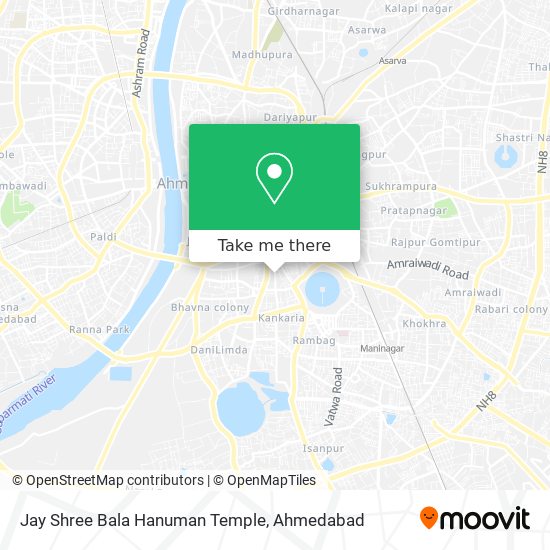 Jay Shree Bala Hanuman Temple map