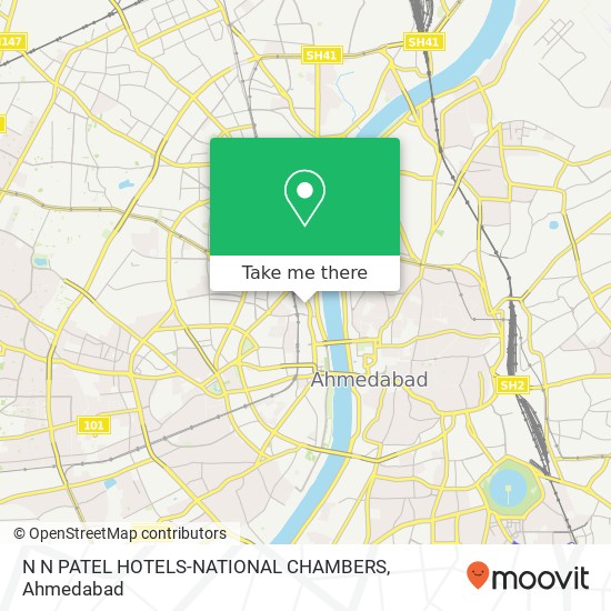 N N PATEL HOTELS-NATIONAL CHAMBERS map