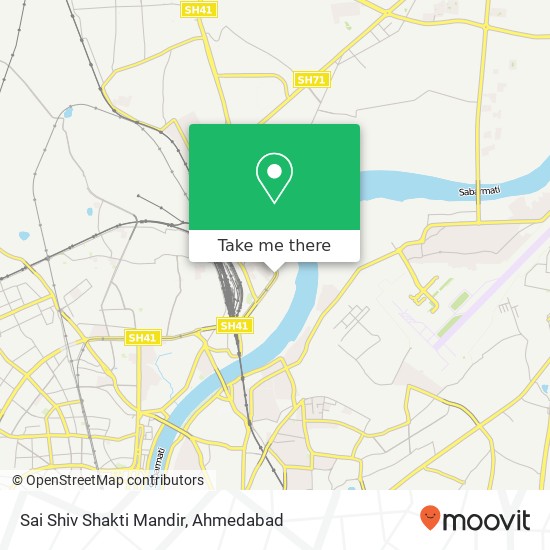 Sai Shiv Shakti Mandir map
