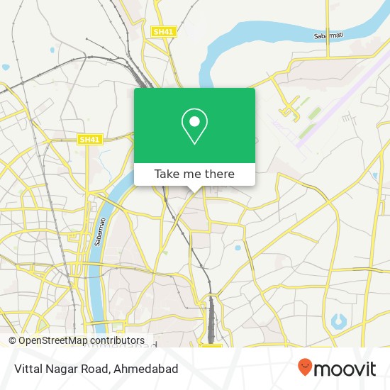 Vittal Nagar Road map