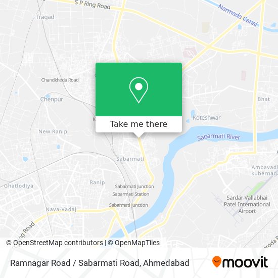 Ramnagar Road / Sabarmati Road map