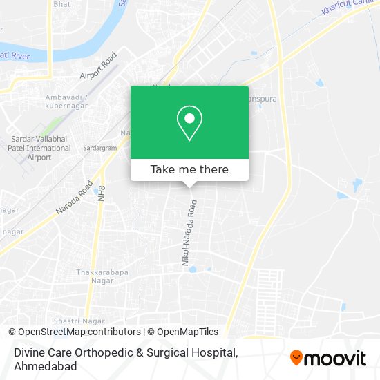 Divine Care Orthopedic & Surgical Hospital map