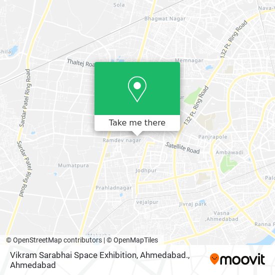 Vikram Sarabhai Space Exhibition, Ahmedabad. map