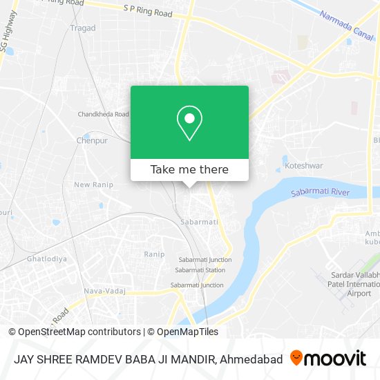JAY SHREE RAMDEV BABA JI MANDIR map