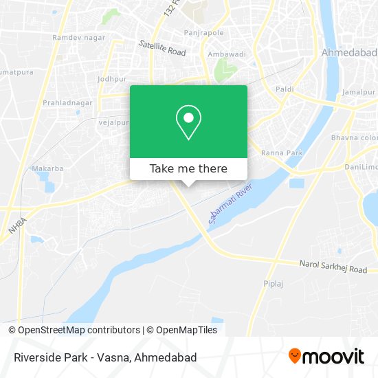 Riverside Park - Vasna map