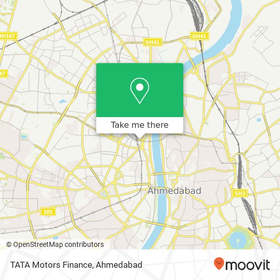 TATA Motors Finance map