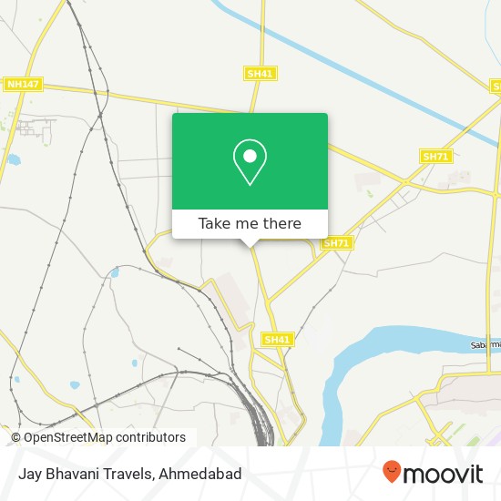 Jay Bhavani Travels map