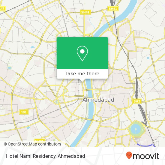 Hotel Nami Residency map