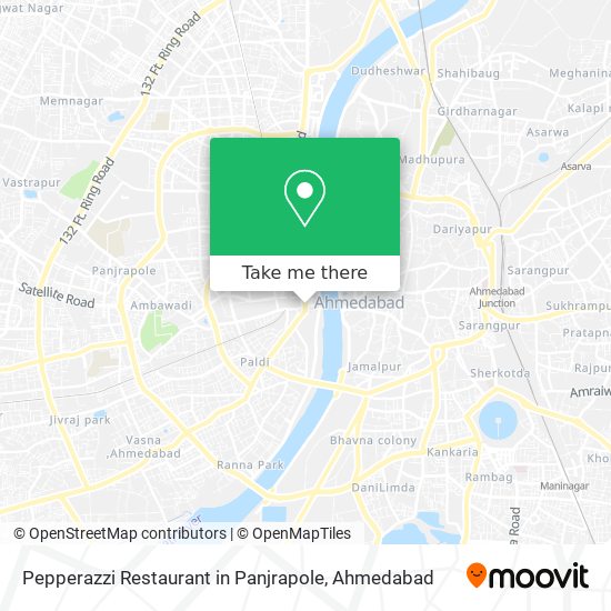 Pepperazzi Restaurant in Panjrapole map