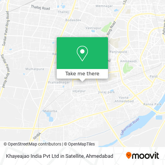 Khayeajao India Pvt Ltd in Satellite map