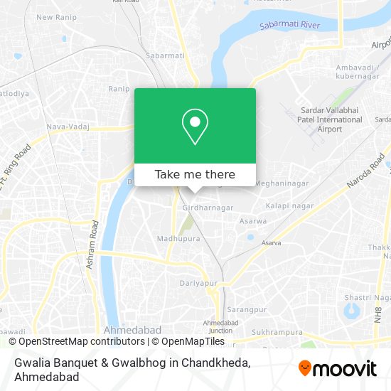 Gwalia Banquet & Gwalbhog in Chandkheda map