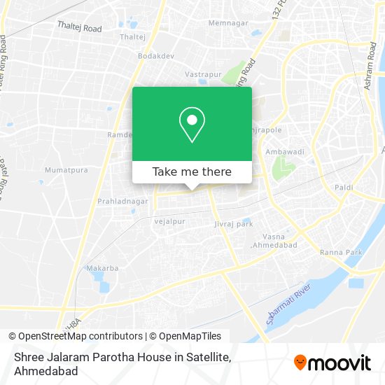 Shree Jalaram Parotha House in Satellite map