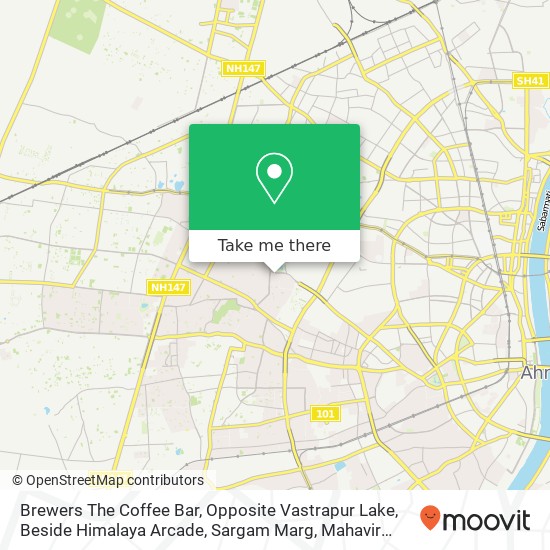 Brewers The Coffee Bar, Opposite Vastrapur Lake, Beside Himalaya Arcade, Sargam Marg, Mahavir Nagar map