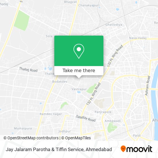Jay Jalaram Parotha & Tiffin Service map