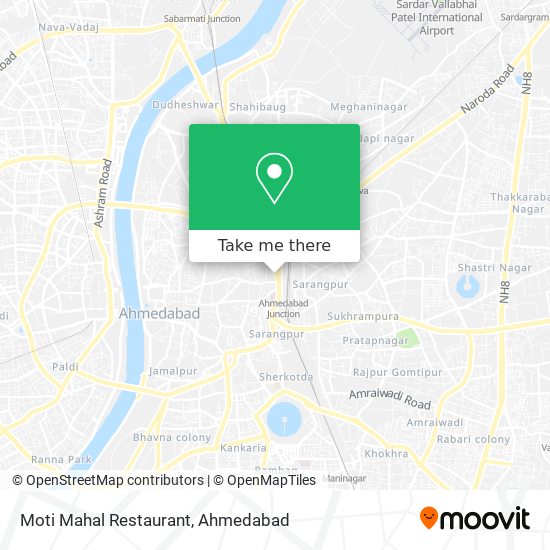Moti Mahal Restaurant map