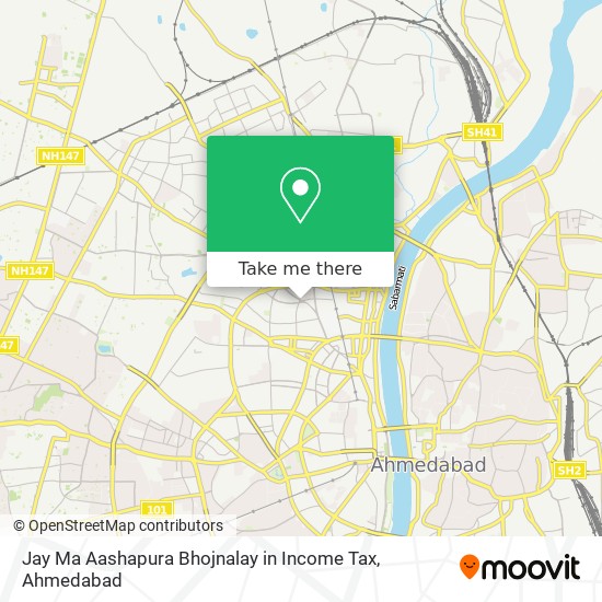 Jay Ma Aashapura Bhojnalay in Income Tax map