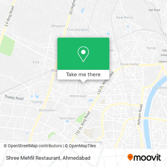 Shree Mehfil Restaurant map