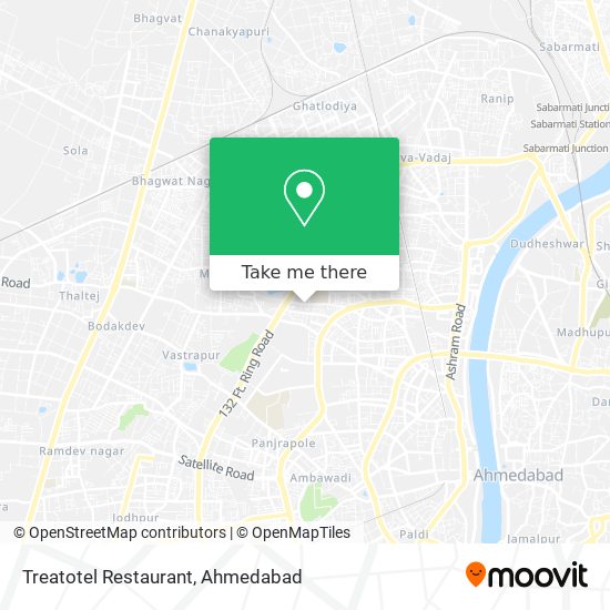 Treatotel Restaurant map