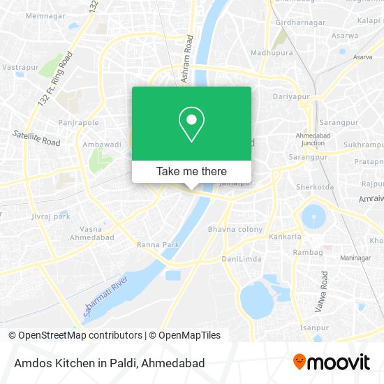 Amdos Kitchen in Paldi map