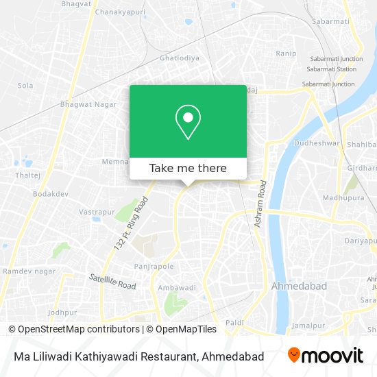 Ma Liliwadi Kathiyawadi Restaurant map