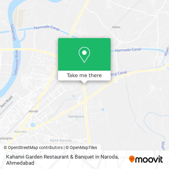 Kahanvi Garden Restaurant & Banquet in Naroda map