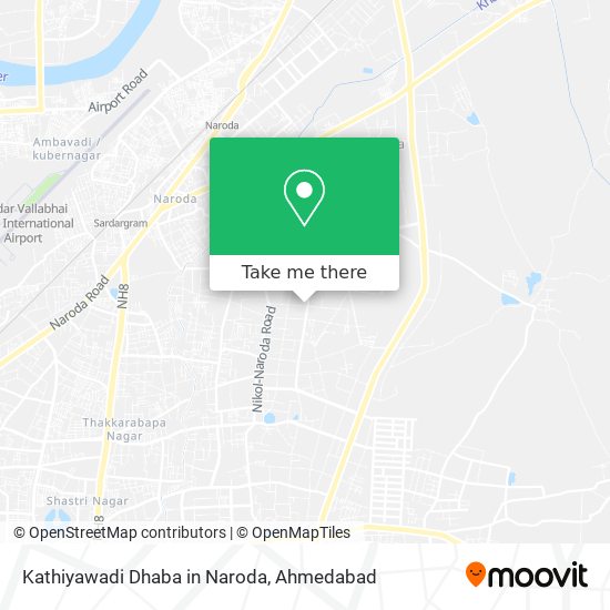 Kathiyawadi Dhaba in Naroda map