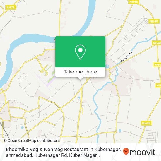 Bhoomika Veg & Non Veg Restaurant in Kubernagar, ahmedabad, Kubernagar Rd, Kuber Nagar, Ahmedabad, map