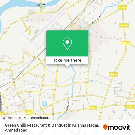 Green Chilli Restaurant & Banquet in Krishna Nagar map