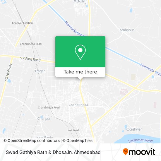 Swad Gathiya Rath & Dhosa.in map