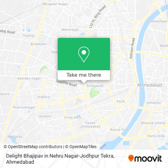 Delight Bhajipav in Nehru Nagar-Jodhpur Tekra map